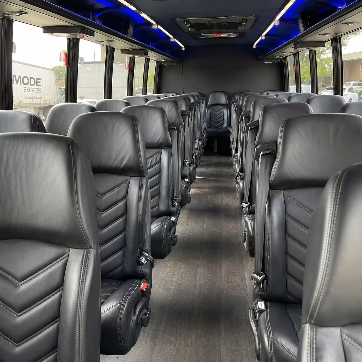 30 passenger minibus inside