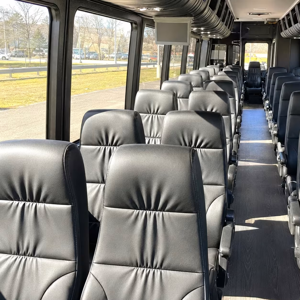 35 passenger minibus inside