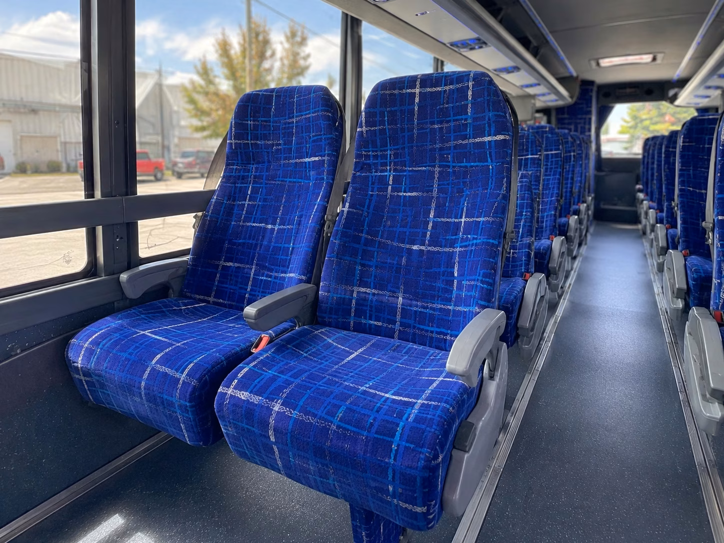 boynton beach charter bus rental interior