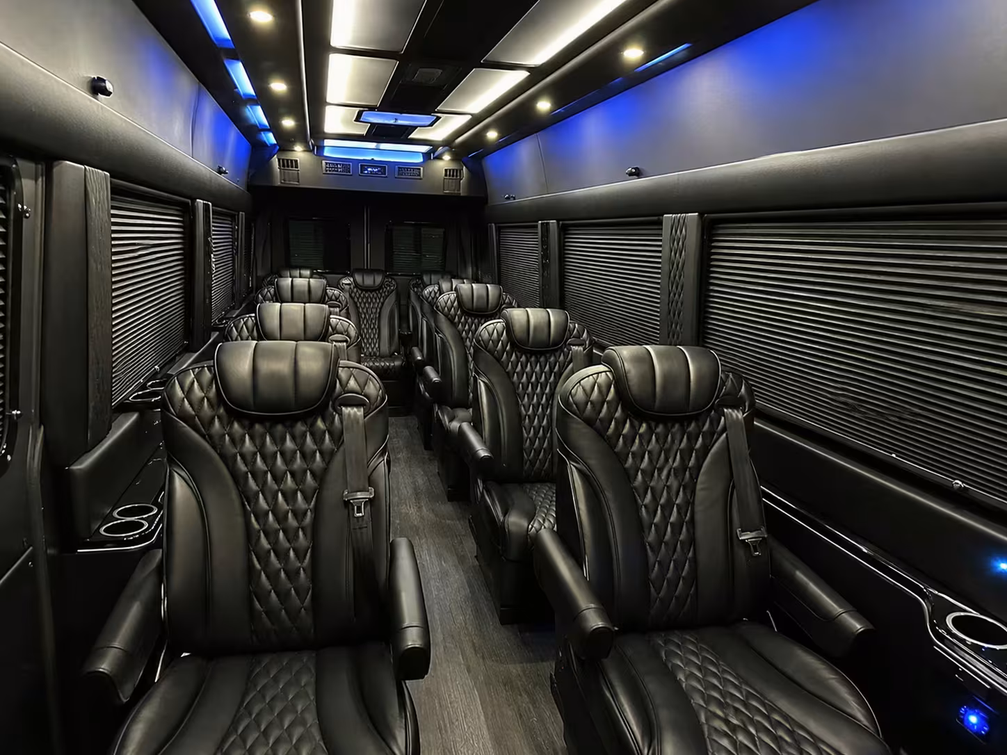 sprinter van with driver interior