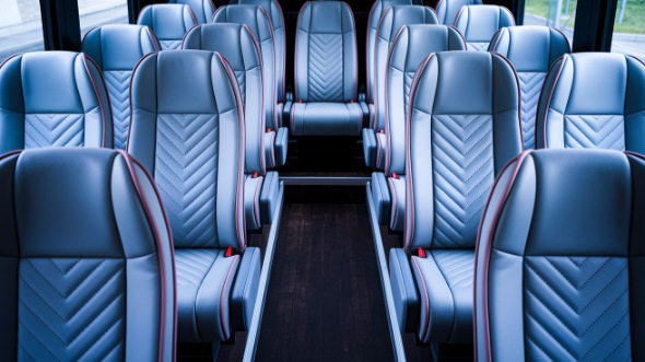 15 passenger minibus interior