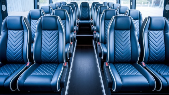 boynton beach 15 passenger minibus inside