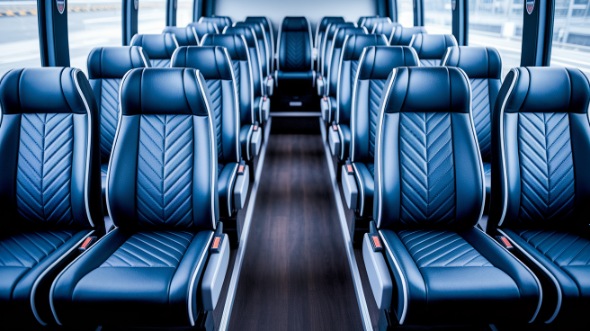 boynton beach 18 passenger minibus inside