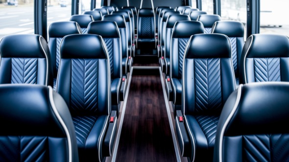 boynton beach 20 passenger minibus inside