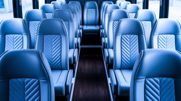 boynton beach 28 passenger minibus inside