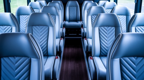 boynton beach 28 passenger minibus interior