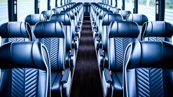 boynton beach 54 passenger charter bus inside