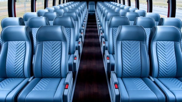 boynton beach 54 passenger charter bus interior