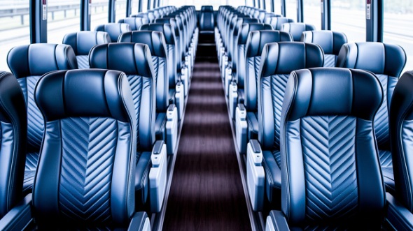 boynton beach 55 passenger charter bus inside