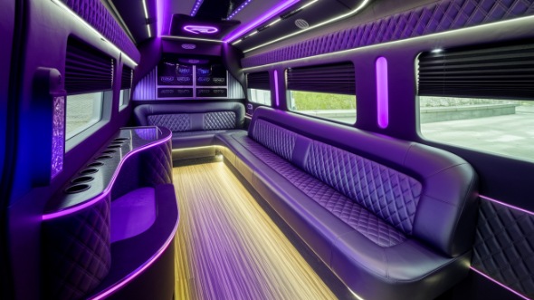 boynton beach party bus rental interior