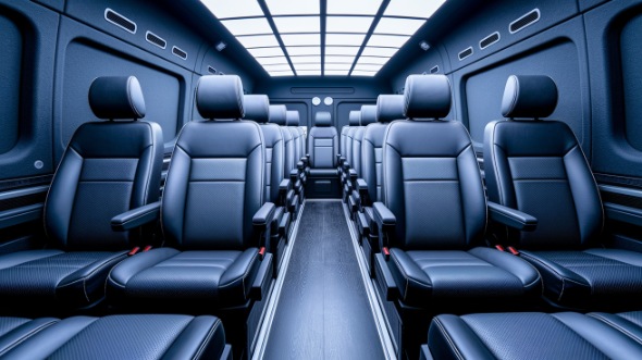 sprinter van with driver interior
